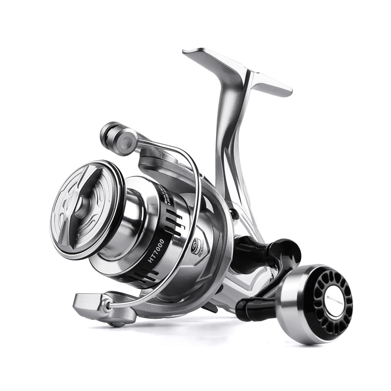 Reel Drag Knob - Mulinello da Pesca in Metallo Argento,