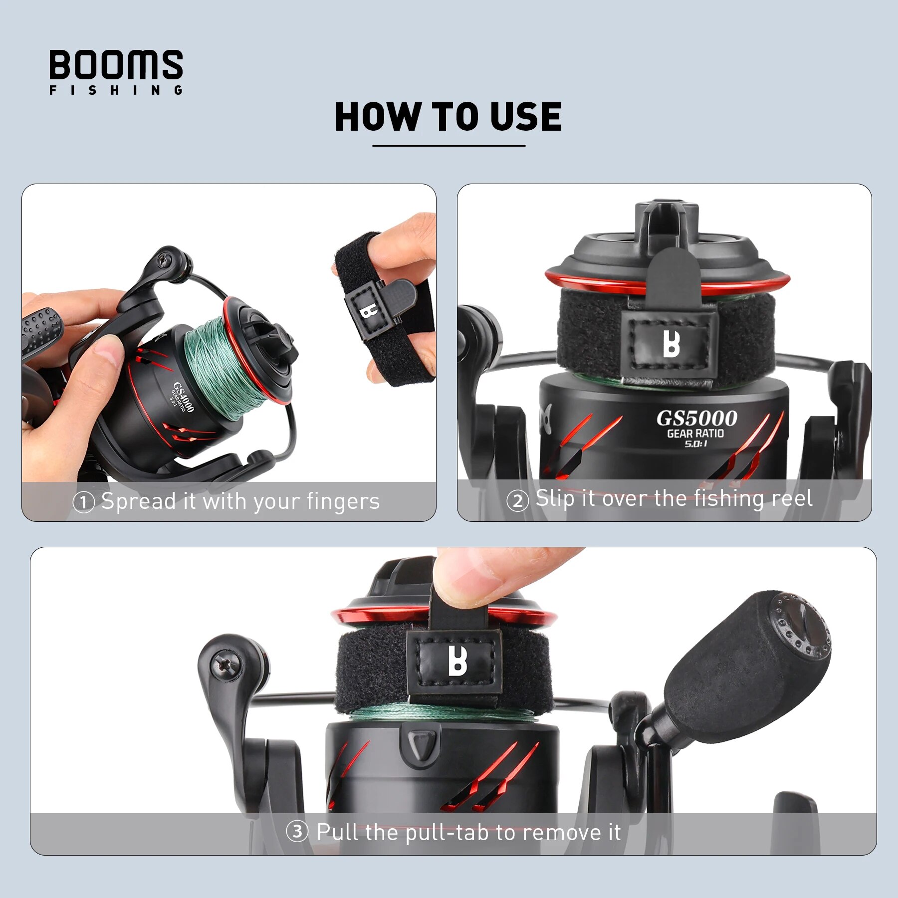 Booms Fishing SB1 4Pcs mulinel - Reel Cover recensione e prezzo